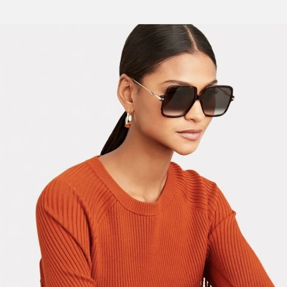 Christian Dior Diorlink1 086/9O DARK HAVANA 58 Women’s Sunglasses. - Picture 3 of 8